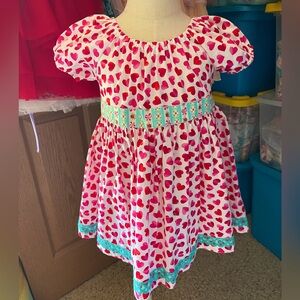 Laura Kae Designs Valentine Peasant Top